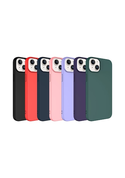 Apple Uyumlu iPhone 15 Plus Kılıf Zore Lsr Lansman Kapak Derin Mor