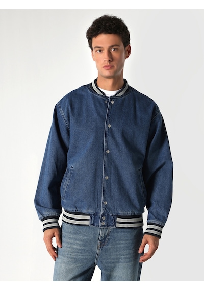 Colin's Rahat Kesim Mavi Erkek Jean Ceket CL1062448_Q1.V1_DN42468
