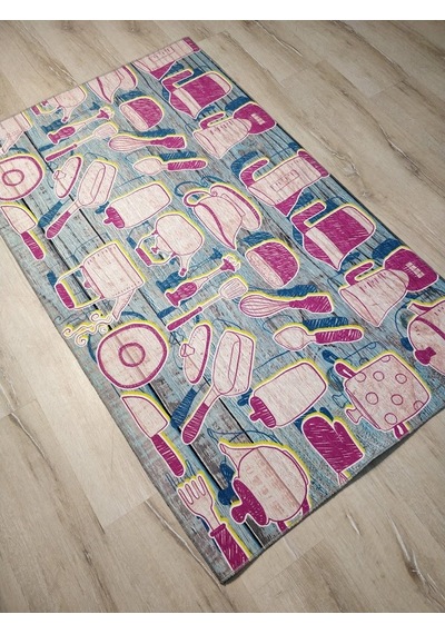 Joker Halı Norm Mutfak 50-207 Mavi Pembe Mutfak Halı 95X150 Cm Joker Halı Norm Mutfak 50-207 Mavi Pembe Mutfak Halı 95X150 Cm