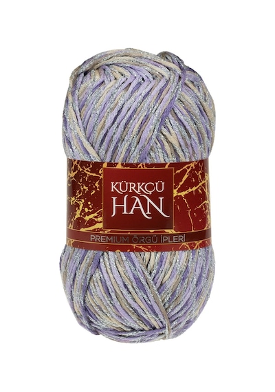 Kürkçü Han Elmas 100gr 190m Simli Örgü İpi Sm104