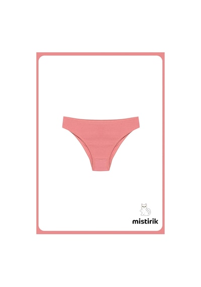 Taranto Model Fitilli Pamuklu Slip Esnek Komforlu Hava Alan Külot Pastel Pembe Renk Pastel Pembe