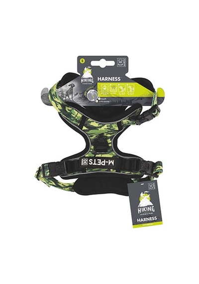 M-pets Hiking Reflektörlü Köpek Göğüs Tasması Kamuflaj Small 35-60 Cm 244-58021.01 Çok Renkli