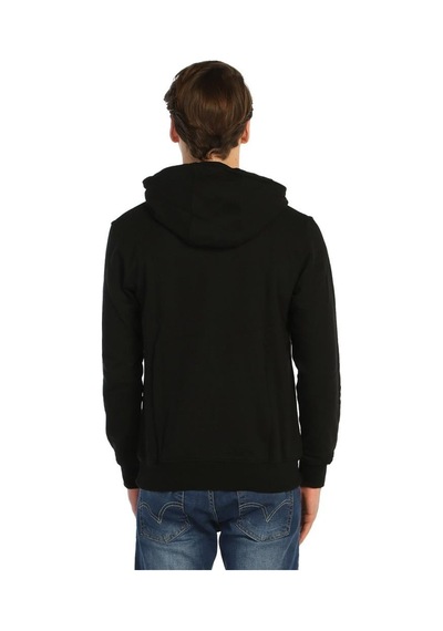 Bant Giyim - Kızılyıldız Siyah Kapşonlu Erkek Sweatshirt Hoodie