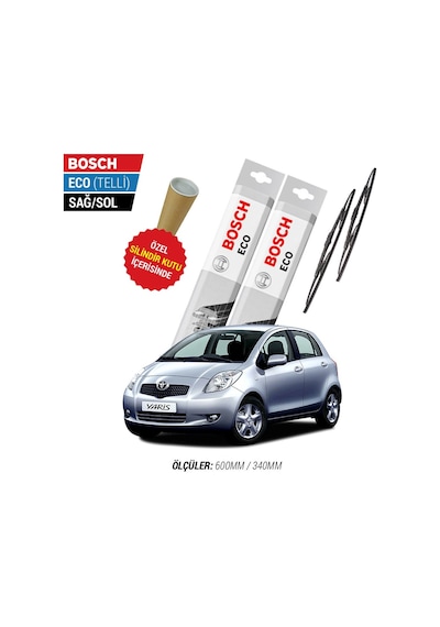 Bosch Eco Toyota Yaris Silecek Takımı (2006-2010)
