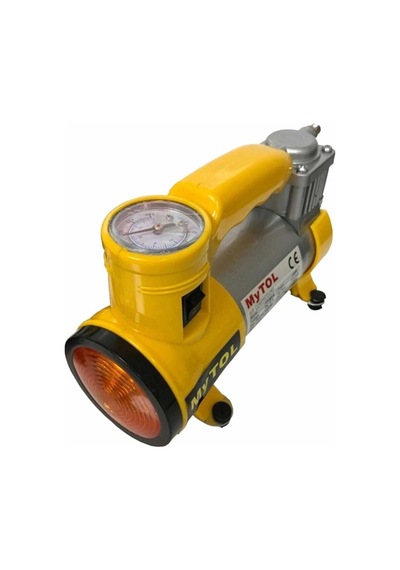 Metal Gövdeli Ve Işıklı Mini Araç Hava Kompresörü Bx40