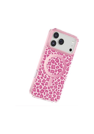İphone 17 Pro Max Uyumlu Kılıf M-safe Şarj Özellikli Zore Paris Veyro Tpu Kapak Pembe