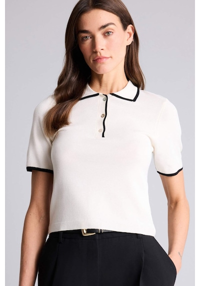 Defacto Fıtted Polo Yaka Kazak C1498ax26sper179 Ekru-er179