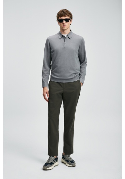 Lufian 112090149 Donald Kazak Erkek Sweatshirt Gri