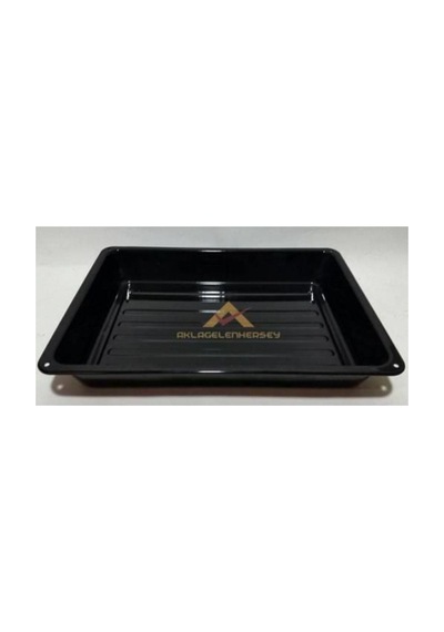 Tr Cook-lab Siyah Emaye Fırın Tepsisi 37x26cm Dikdörtgen İç Ve Dış Yüzeyi Zindeliklı Emaye Kaliteli Genel