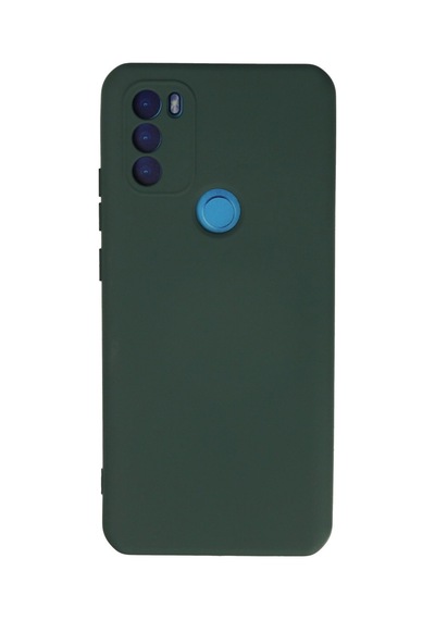 General Mobile Gm 21 Plus Kılıf Nano İçi Kadife Silikon - Koyu Yeşil -
