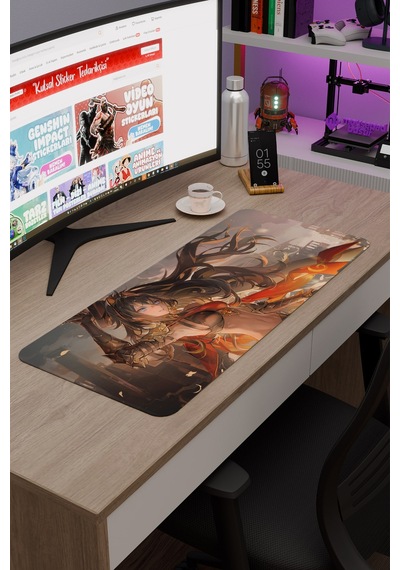 Dehya Genshin Impact Anime Gacha V5 - 70x30 Xl Gaming Mouse Pad Fare Altlığı