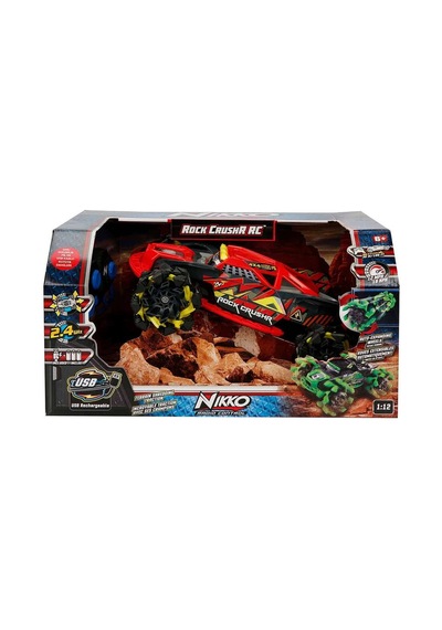 Muhteşem Nikko Rock Crushr: 1:12 Ölçeğinde Uzaktan Kumandalı Rc Canavar Çok Renkli