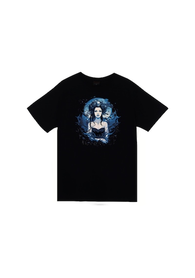 Evanescence - Müzik Grubu Baskılı Unisex %100 Pamuk T-shirt SIYAH