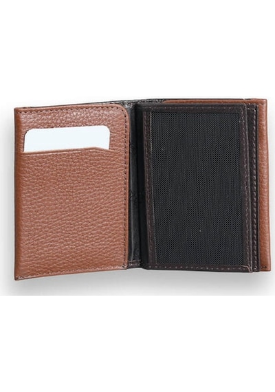 Guard Kahverengi - Taba Çift Renk Bölmeli Hakiki Deri Kartlık Erkek / Kadın P1309 Kahverengi
