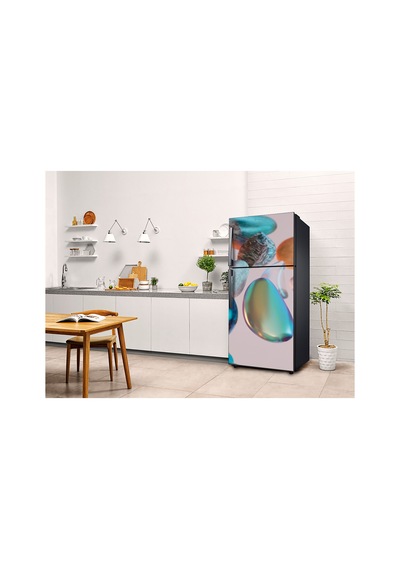 Pastel Renkli Taşlar Buzdolabı Kaplama Sticker Kendinden Yapışkanlı Folyo 75x200 Cm