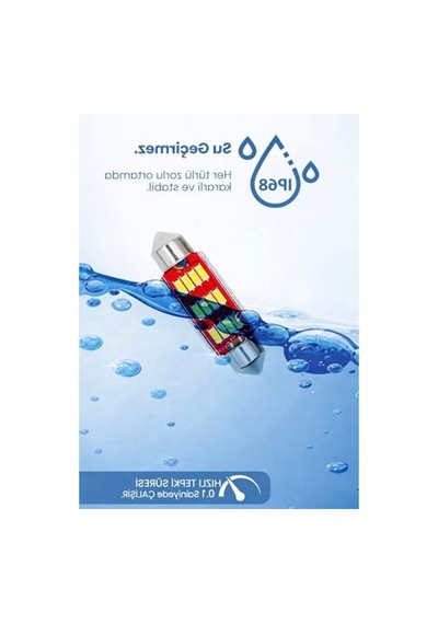 36mm Beyaz C5w Led Ampul, Canbus Uyumlu, 2 Adet Plaka Ve Tavan Lambası İçin