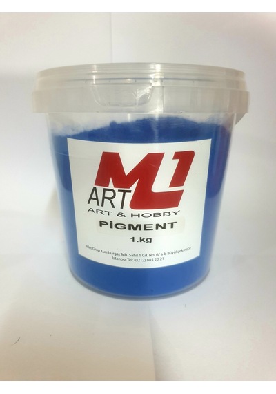 M1 ART Toz Pigment Boya 1.kg - MAVİ