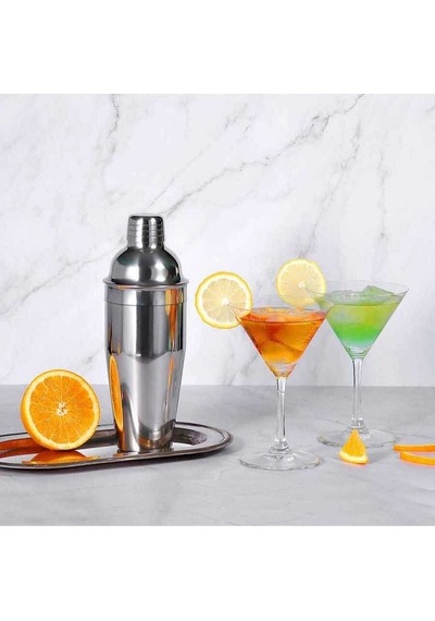 Paslanmaz Shaker Kokteyl Hazırlama Bardağı Çelik Büyük Boy 750 Ml