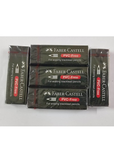 Faber Castell Silgi-faber-castell Büyük Boy Siyah Silgi-5 Adet
