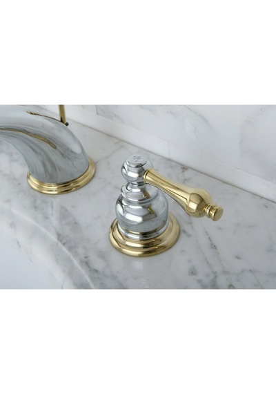 Kb974al Viktorya Dönemi Yaygın Metal Kollu Lavabo Bataryası, Cilalı Krom Ve Cilalı Pirinç Diğer