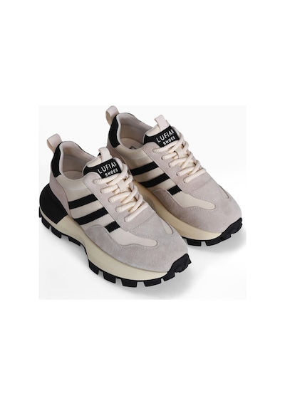 Lufian 122230053 Tatum Kadın Hakiki Deri Klasik Sneaker Beyaz Beyaz