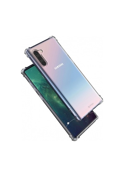 Blogy Galaxy Note 10 İle Uyumlu Crystal Fit Kılıf Crystal Clear