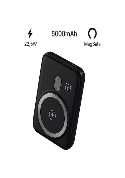 Acl PW103 5000 mAh 22.5 W Kablosuz Taşınabilir Hızlı Şarj Powerbank