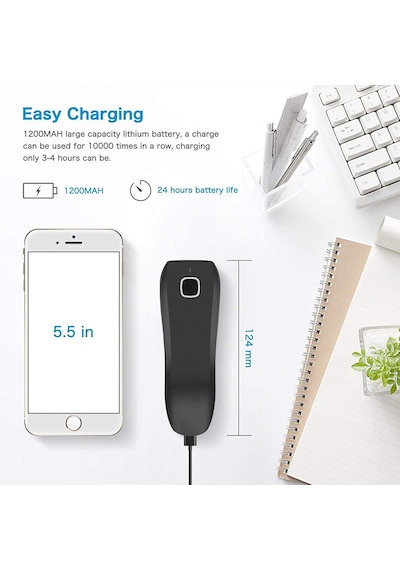 Netum Qr Kablosuz Usb 1D 2D Barkod Tarayıcı
