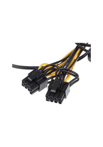 5071 Atx 24 To Dual 6+2 8 Pin Switch On Off Anahtarlı Pci Kablosu