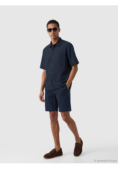 Lcw Vision Lacivert Regular Fit Kareli Erkek Gömlek