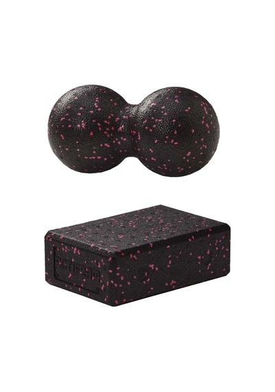 Yoga Blok Ve Fıstık Masaj Topu Seti Yoga Bloğu Ve Dual Roller Seti Egzersiz Seti