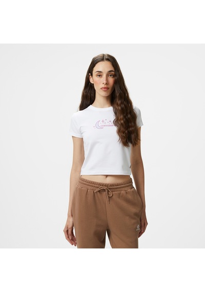 Converse Retro Kadın Beyaz T-shirt 10028720 Beyaz