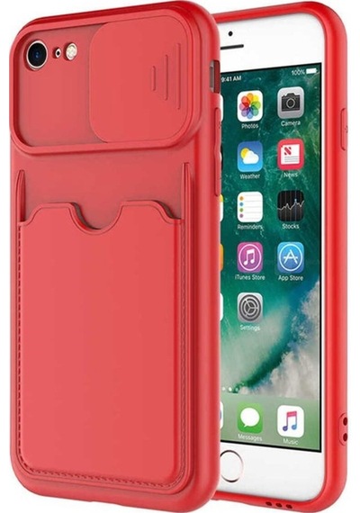Apple Uyumlu iPhone Se 2020 Kılıf Zore Kartix Kapak Lila