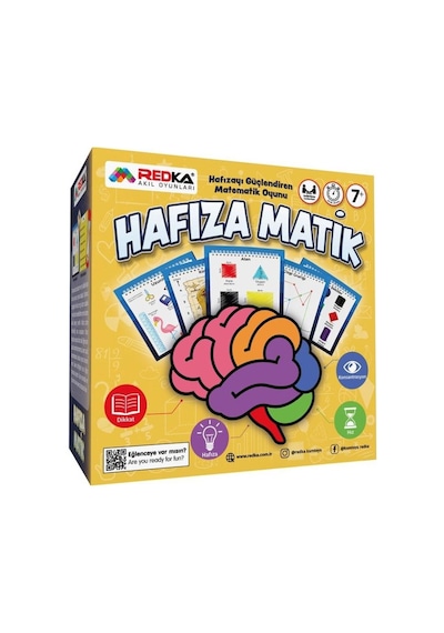Hafıza Matik Akıl Zeka Ve Strateji Oyunu, Matematik Geliştirme Oyunu, Kutu Oyunu