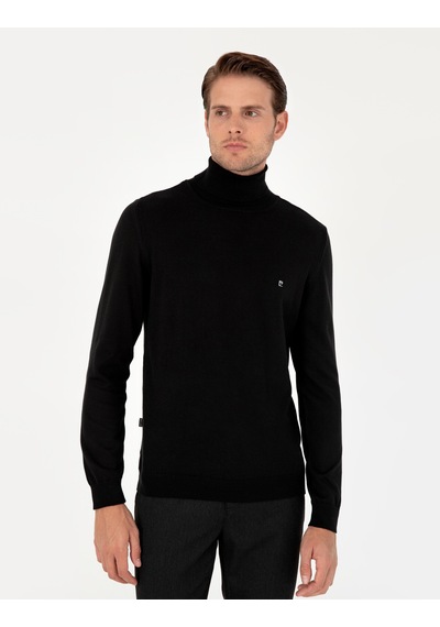 Pierre Cardin Erkek Triko Kazak - Siyah 50296602-VR046