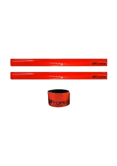 Force Fosforlu Kol Paça Bandı 38Cm Kırmızı Çok Renkli