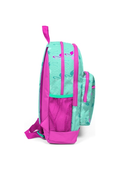 Coral High Kids Su Yeşili Neon Pembe Flamingo Desenli Dört Bölmeli USB Şarjlı Kulaklık Çıkışlı Okul Sırt Çantası 23275 Coral High Kids Su Yeşili Neon Pembe Flamingo Desenli Dört Bölmeli USB Şarjlı Kulaklık Çıkışlı Okul Sırt Çantası 23275