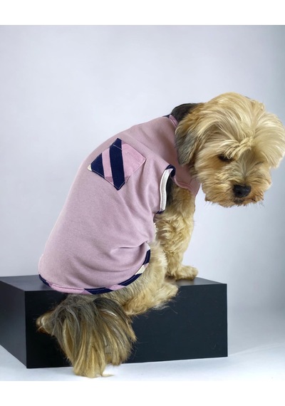 Light Purple Bb Atlet Köpek Kıyafeti Köpek Elbisesi