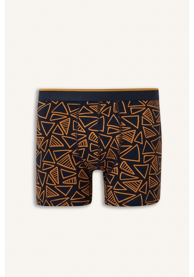 Defacto Geometrik Desenli Regular Fit 2li Boxer I7826ax26aunv135 Lacivert-nv135
