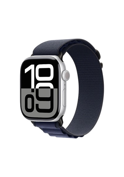 Goocamp Watch 10 46mm Uyumlu Krd-74 Hasır Kordon-siyah-mavi