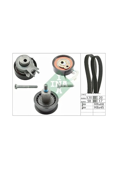 Skoda Fabia 2 Triger Seti 1.4 2008-2013 Bxw Cggb Ina 530053810