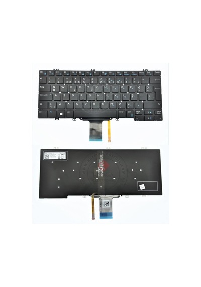 Dell Latitude 5280, 5290 Notebook Klavyesi Siyah Tr Işıklı / Kl0807v2ld
