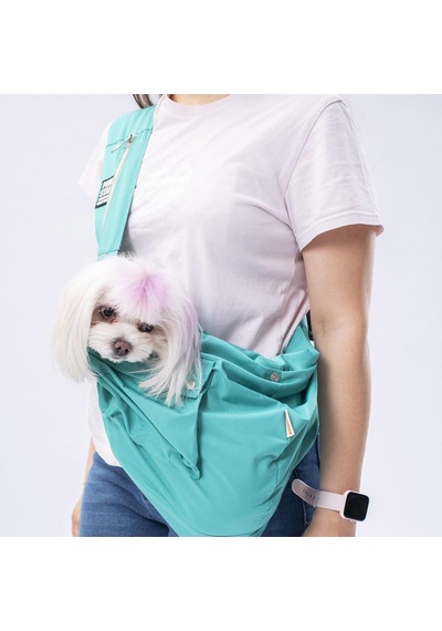 Pawstar Mint Crossbody Küçük Irk Köpek Çapraz Taşıma Çantası