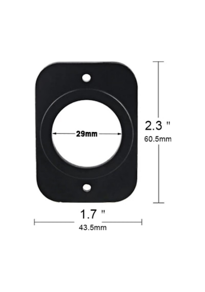 Tekli Pano Tip Usb Ve Çakmaklık İçin Kulaklı Aparat