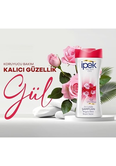 İkisi Bir Arada Boyalı Saçlar Gül Şampuan 480 Ml Diğer