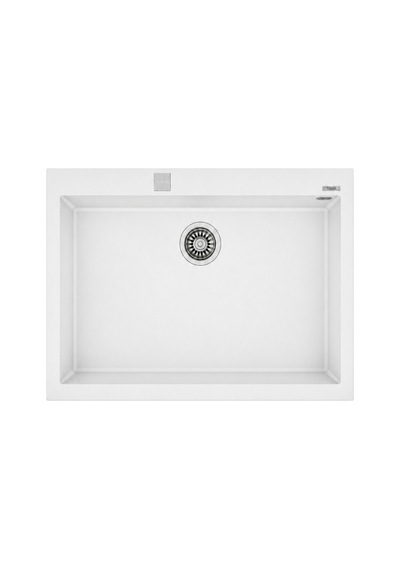 Forsquare Tek Göz Granit Evye Beyaz 79x50 115230004