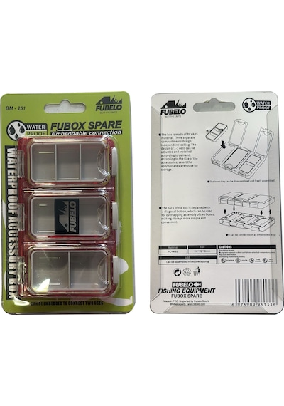 Fubelo Fubox Spare Lrf Aksesuar Kutusu Kırmızı