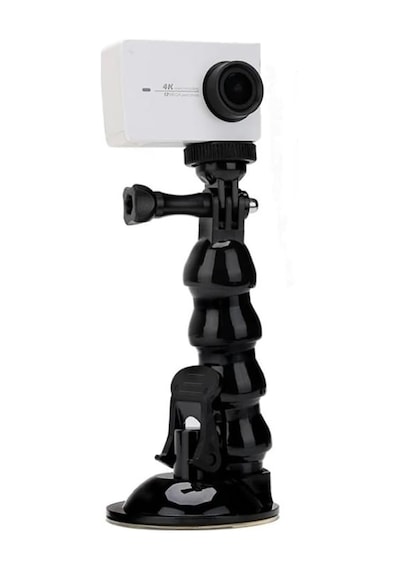 Ayex Ax-231 Vantuzlu Araç İçi Esnek Kamera Tutucu Gopro, Djı Osmo Action, Insta360 İle Uyumlu, 1/4 Vida Bağlant Diğer
