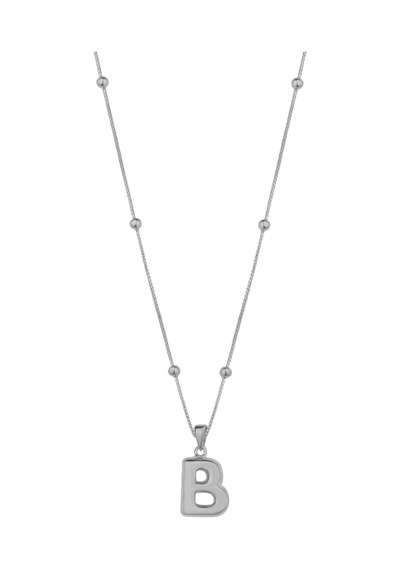Taşsız Gümüş Tombul Harf - B Harfi Rose Gold