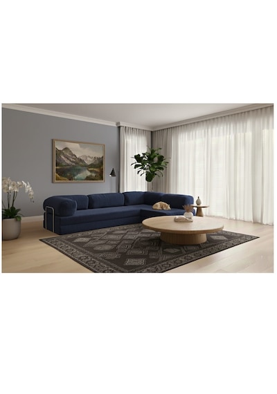 Herev 300x200 Süngerli Köşe Koltuk Takımı Fitilli Kadife Kumaşlı Yatak olabilir Şark Köşe Lacivert Herev 300x200 Süngerli Köşe Koltuk Takımı Fitilli Kadife Kumaşlı Yatak olabilir Şark Köşe Lacivert